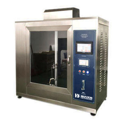 قیمت خوب تجهیزات آزمایش گسترش شعله عمودی برای پارچه ها با زاویه افقی سوزان و گاز سوخت صنعتی آنلاین